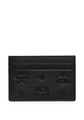 MCM Visetos embossed cardholder - Black