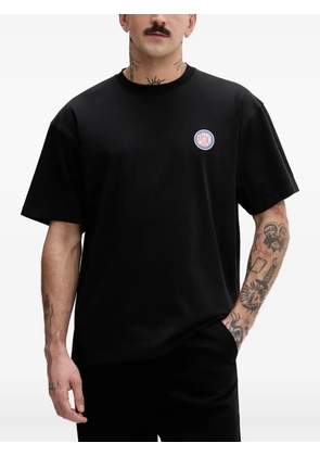 BARROW graphic-print logo-patch T-shirt - Black