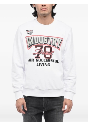 Diesel logo-print sweatshirt - White