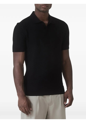 MAUVAIS knitted short-sleeve T-shirt - Black