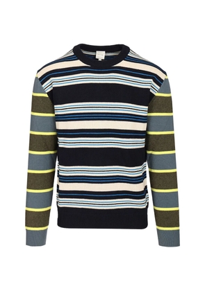 Paul Smith striped crew-neck sweater - Blue