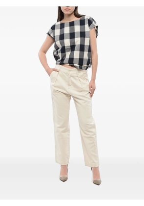 Woolrich pleated-waist jeans - Neutrals