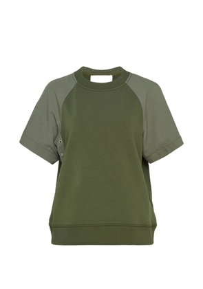 3.1 Phillip Lim panelled T-shirt - Green