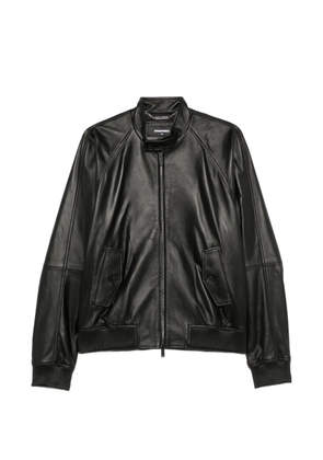 DSQUARED2 zip-up leather jacket - Black