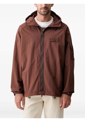 Barbour re-engineered flyweight showerproof hooded jacket - Brown