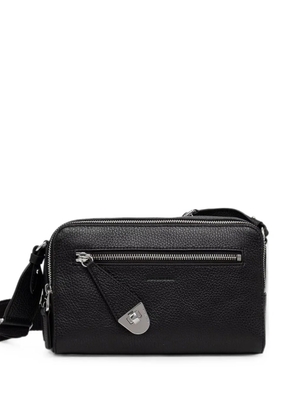 Coccinelle pebbled-leather belt bag - Black
