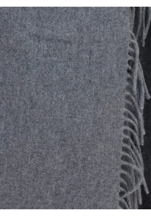 Fabiana Filippi fringe-trimmed high-neck vest - Grey