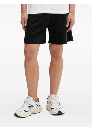 BARROW logo-print elasticated-waist shorts - Black