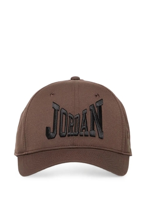 Jordan logo-embroidery baseball cap - Brown