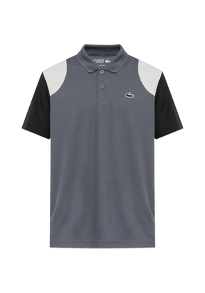 Lacoste logo-patch polo shirt - Grey
