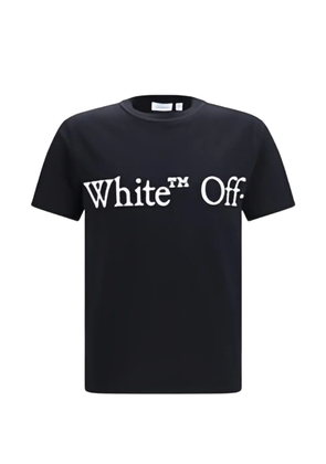 Off-White Bookish Scarf logo-print T-shirt - Black