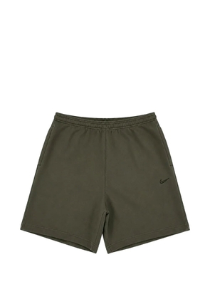 Nike logo-embroidered shorts - Green