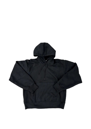 Nike logo-embroidered hoodie - Black
