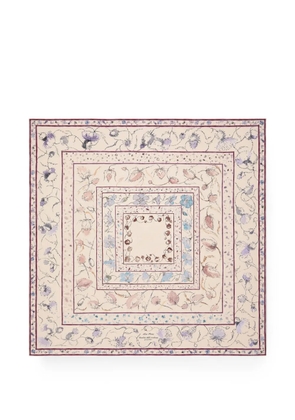 Loro Piana Garden of Excellence silk scarf - Neutrals
