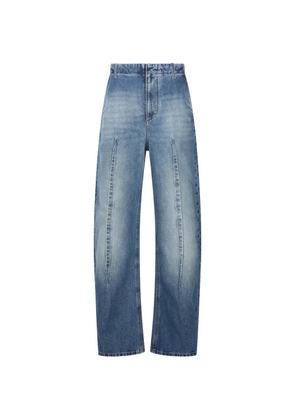 MM6 Maison Margiela seam-detail straight-leg jeans - Blue