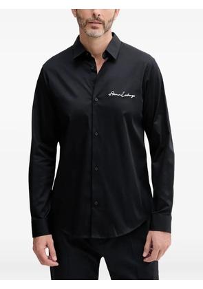 Armani Exchange Signature long-sleeve shirt - Blue