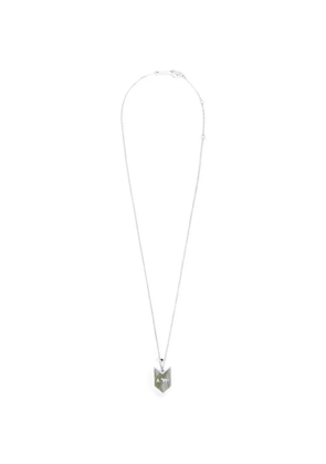 Maison Kitsuné x A. Society fox-motif pendant necklace - Silver