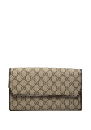 Gucci Pre-Owned 2000-2015 GG Supreme clutch bag - Neutrals