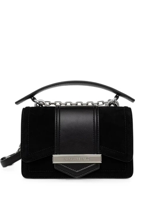 Karl Lagerfeld suede mini crossbody bag - Black