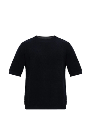 Emporio Armani jacquard-knit sweater - Blue