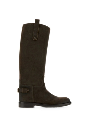 Burberry Cavalier suede boots - Green