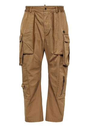 DSQUARED2 multi-pocket panelled cargo trousers - Brown