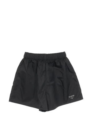 Prada Pre-Owned 2010s Re-Nylon logo shorts - Black