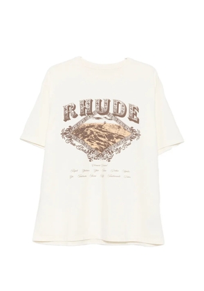 RHUDE graphic-print T-shirt - Neutrals