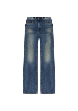 R13 faded wide-leg jeans - Blue