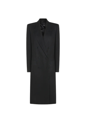 TOM FORD double-breasted peak-lapel coat - Black