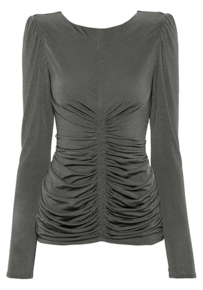 Givenchy ruched long-sleeve top - Grey
