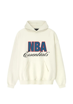 FEAR OF GOD ESSENTIALS logo-print cotton hoodie - White