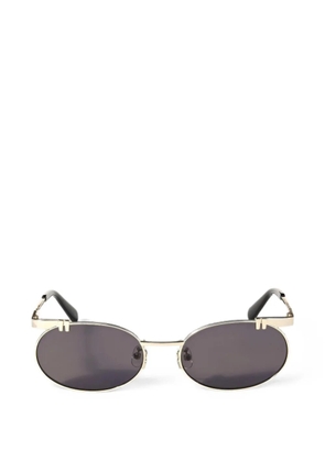 Off-White round-frame sunglasses - Gold