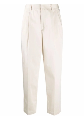 Woolrich straight-leg cropped trousers - Neutrals