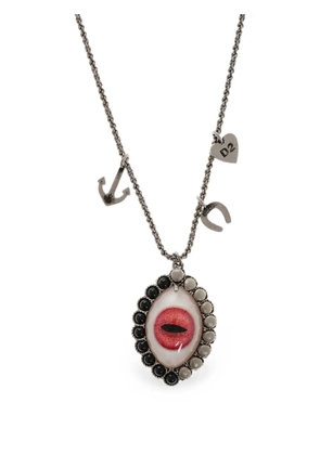 DSQUARED2 eye charm necklace - Silver