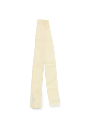 DSQUARED2 slim silk scarf - Yellow
