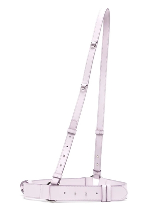 Stella McCartney faux-leather harness belt - Purple