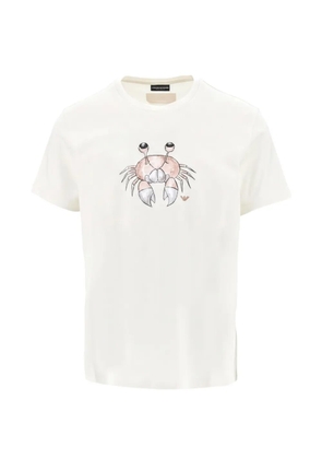 Emporio Armani Sea Animals crab-print T-shirt - Neutrals