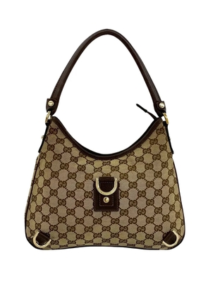 Gucci Pre-Owned 2000-2015 GG Canvas Abbey D Ring shoulder bag - Neutrals