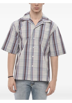 Marni checked short-sleeve shirt - Neutrals