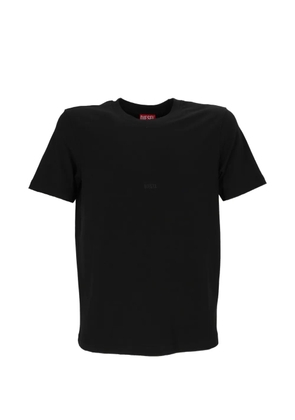 Diesel logo-embroidered T-shirt - Black