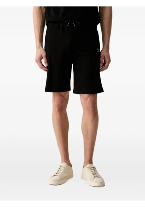 Karl Lagerfeld logo-print drawstring shorts - Black