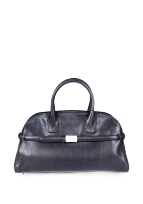 Orciani Aura S leather satchel bag - Brown