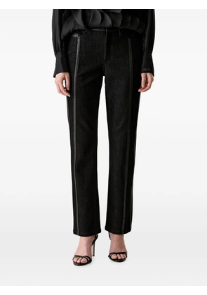 Karl Lagerfeld stripe-detail jeans - Black