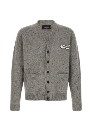 DSQUARED2 knitted V-neck cardigan - Grey