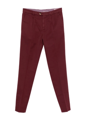 Brunello Cucinelli pleated trousers - Red