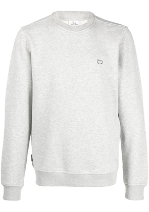 Woolrich sheep-patch detail sweatshirt - Grey