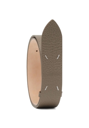 Maison Margiela Four Stitches leather belt - Brown