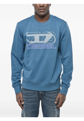 Diesel logo-print sweatshirt - Blue