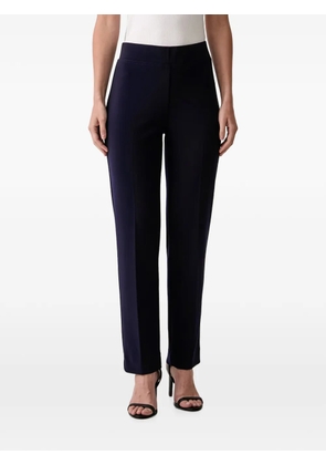 Joseph Ribkoff pressed-crease rear-slit trousers - Blue